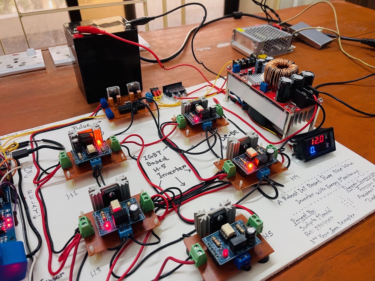 An IoT IGBT Based Pure Sine Wave Inverter 